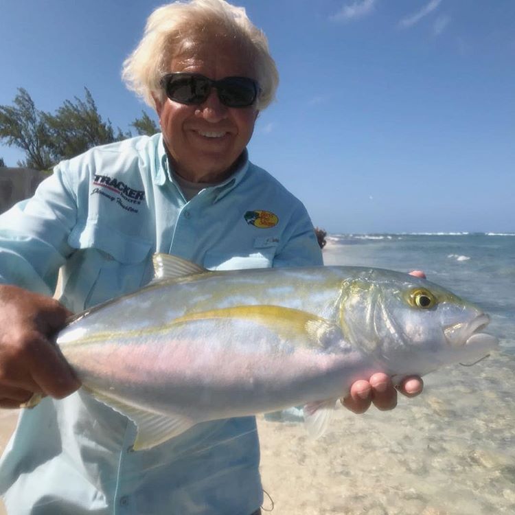 Capt. Jimmy Houston with a Cayman Yellow Jack