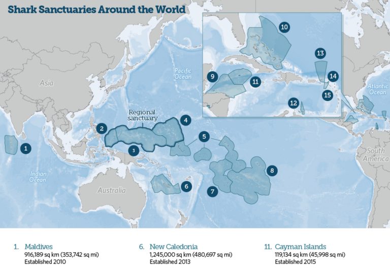 Shark Sanctuary Map